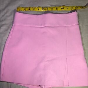 Zara pink skort with slit